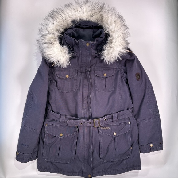 Craghoppers Women’s Aquadry Utility Parka Faux Fur Hood 14 - Picture 2 of 16